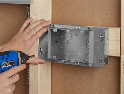 how to take out mwtal electrical box|electrical box removal.